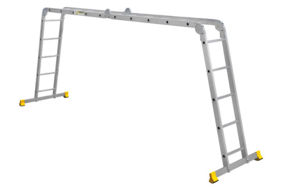 Лестница алюминевая шарнирная (4*5) Т455 Алюмет