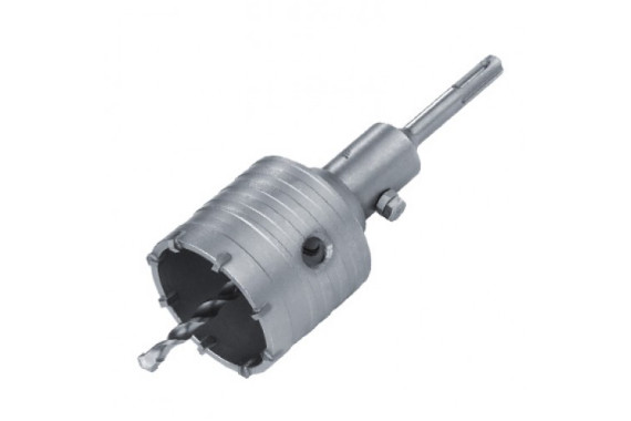 Коронка буровая в сборе, SDS-plus хвостовик, d=80м