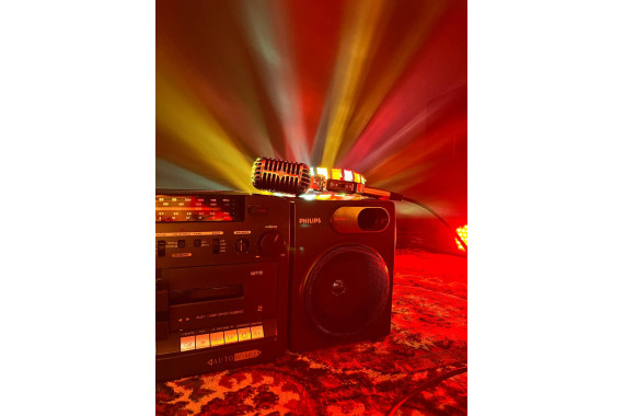 Комплект для РЕТРО вечеринки (свет/звук/дым)