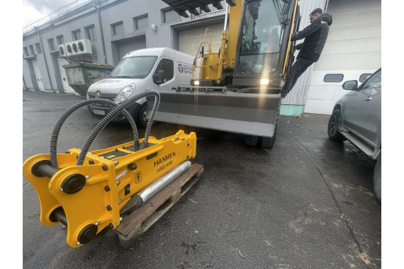 аренда нового гидромолота на базе экскаватора 16т.