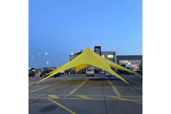 Аренда Шатер звезда желтого цвета 