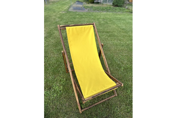 Аренда желтого шезлонга в Минске