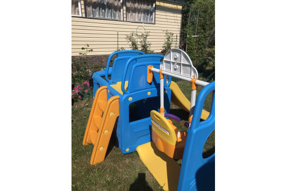 Игровой комплекс автобус с горкой