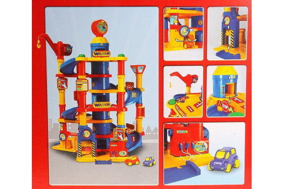 Детский игровой паркинг 7-ми уровневый Полесье