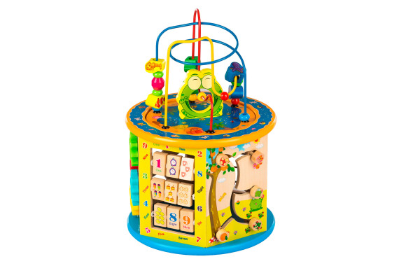 Игрушка Kinderplay "Деревянный кубик 8 в 1"