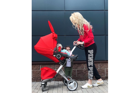 Универсальная коляска 2 в 1 DsLand V4 Красная