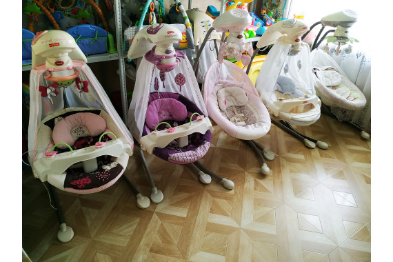 Электронные качели Кролик fisher price