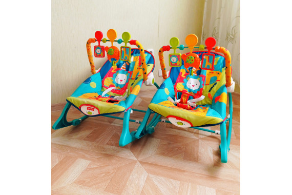 Месяц в подарок Шезлонг Сафари fisher price 