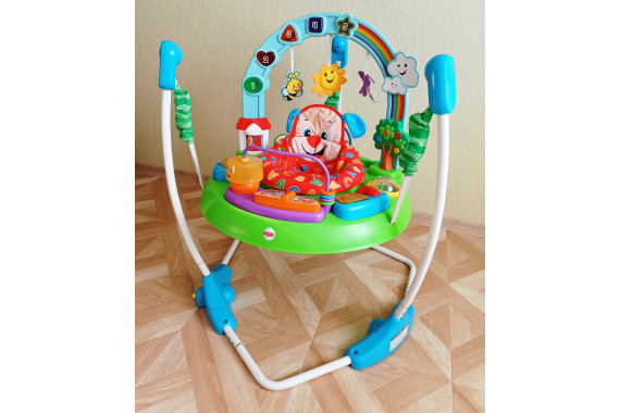 Муз. прыгунки Щенок fisher price с 6мес