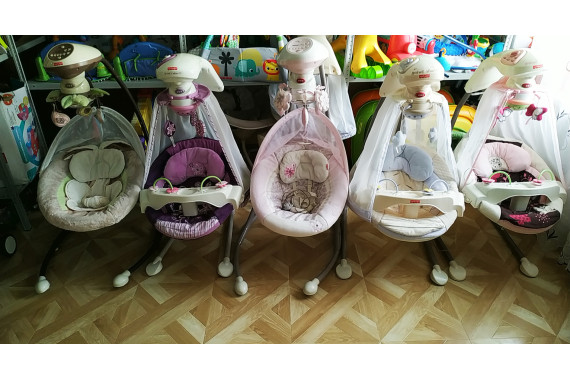 Электронные качели Кролик fisher price