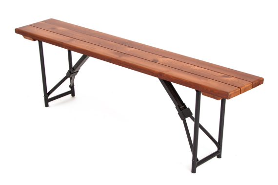 Аренда скамьи складной 130×25×42 (см) (ДхШхВ)