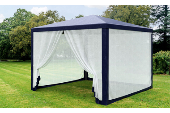 Аренда шатра 3×3 с противомоскитными стенками
