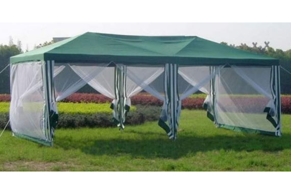 Аренда шатра 6×3 с противомоскитными стенками