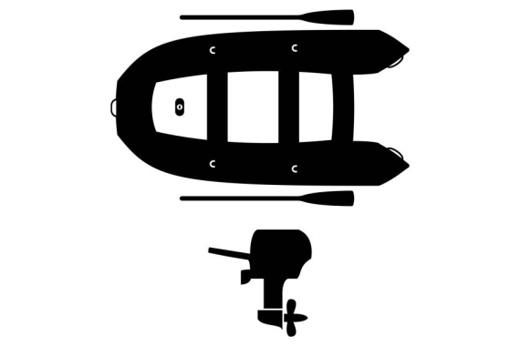Аренда лодок + лодочных моторов 2.6 л.с / 5 л.с
