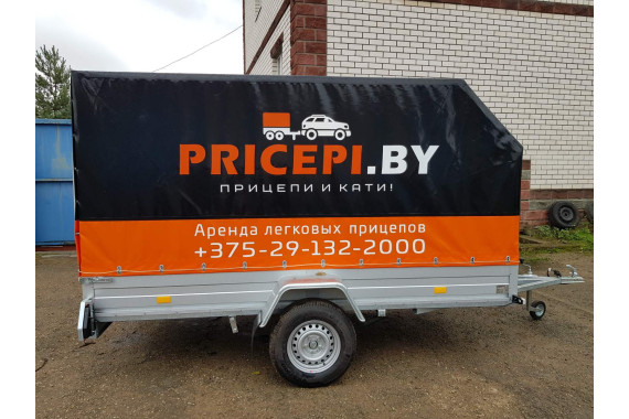 Аренда одноосного прицепа 3,3 м под категорию "B"