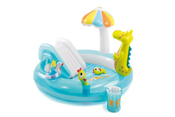 Детская горка с фонтанчиком