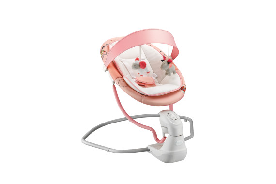 Детская электронная колыбель Nuovita Attento Rosa