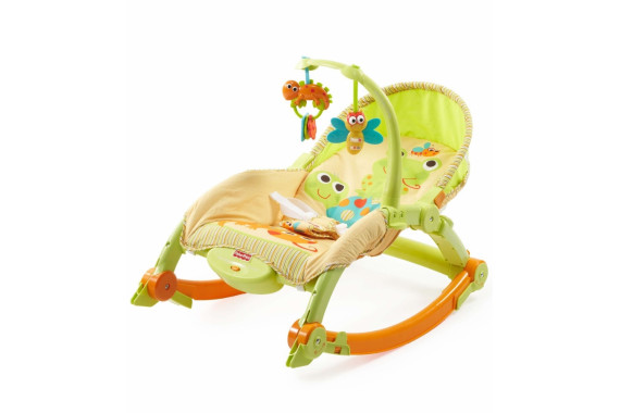 Детский шезлонг-качалка 3 в 1 Fisher-Price