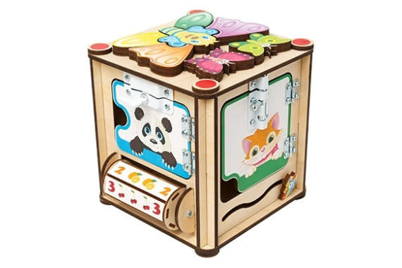 Детский бизикуб зверята