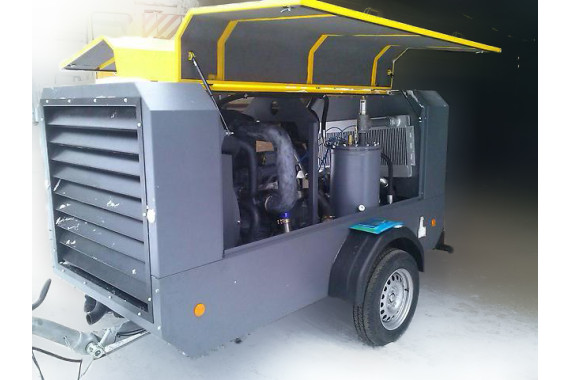 Дизельный передвижной компрессор в аренду