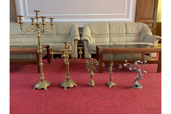 Прокат канделябров и подсвечников