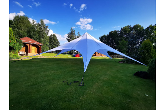 Аренда шатер звезда белый 75м.кв.