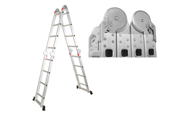 Лестница-трансформер алюминиевая 680 см STARTUL (S