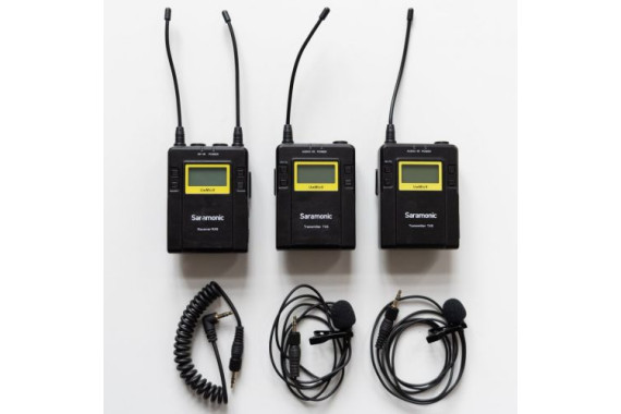 Беспроводные петличные микрофоны Saramonic MIC 9