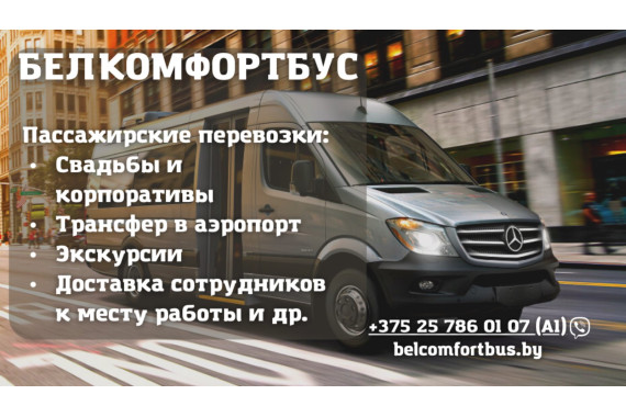 Пассажирские перевозки Минск, Смолевичи, Жодино, Л