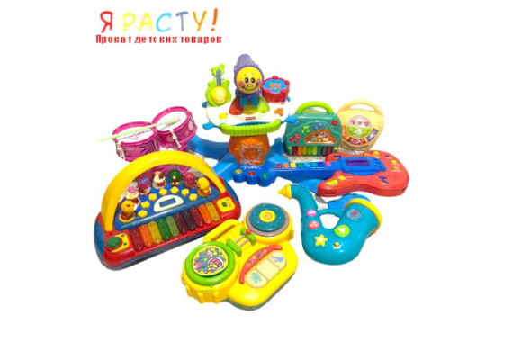 НАБОР ИГРУШЕК "МУЗЫКАЛЬНЫЙ" №1 (8ШТ.)