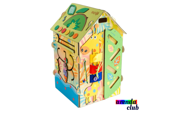 Бизидом Жираф Bizitoys бизикуб, 60*40 см