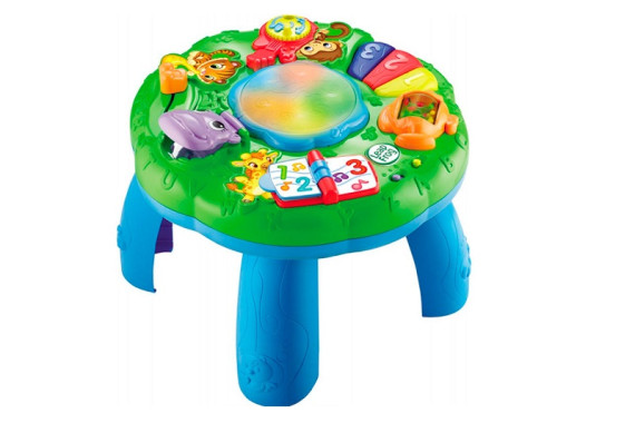 Детский развивающий столик "Приключения зверей"