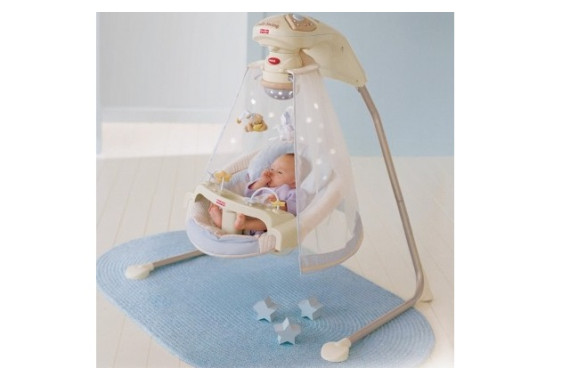Колыбель Fisher Price Papasan Starlight «Сияние звезд»