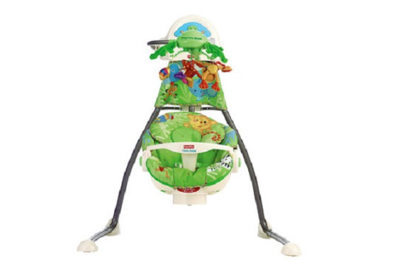 Колыбель-качели Fisher Price Rainforest Cradle Swing «Тропический лес»