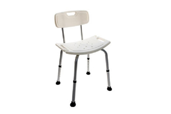 Стульчик со спинкой LK 4011 для ванной комнаты