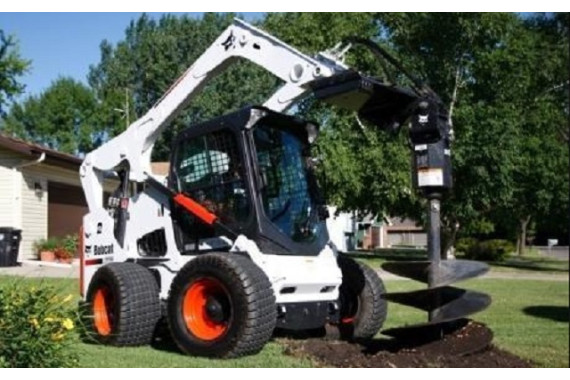 Ямобур на базе погрузчика Bobcat S185/T190